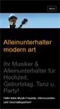 Mobile Screenshot of produktiv-music.de